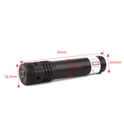 Mira punto rojo ajustable 11-20mm caza aire libre sin batería