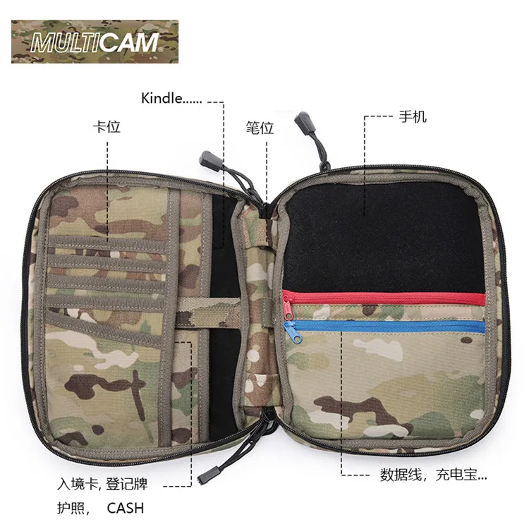 Vista general de la bolsa de acabado Tactical Raiders en entorno de trabajo