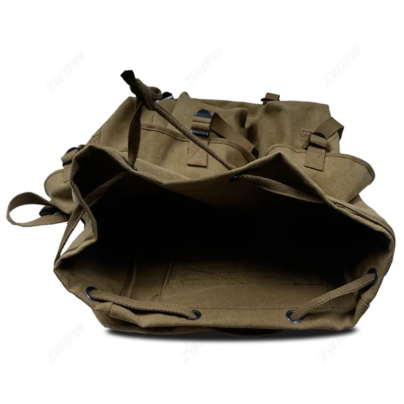 Mochila de lona M14 militar de los Estados Unidos, bolsa de gran capacidad para Trekking al aire libre, escalada, combate, senderismo y batalla - imagen 4