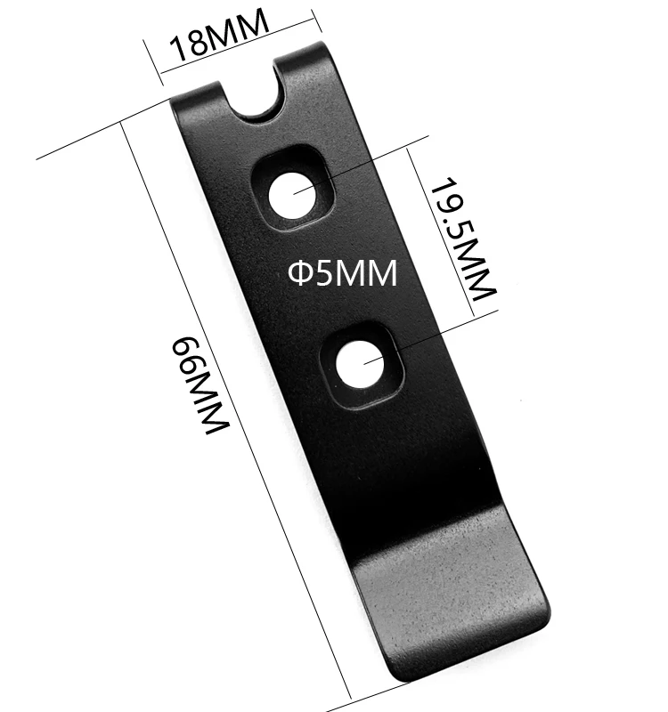 Clip de funda K, Clips de cintura Kydex, cortador, Clip trasero de funda K/Clip de cintura, accesorios de vaina, Clip trasero de transporte de funda K - imagen 2