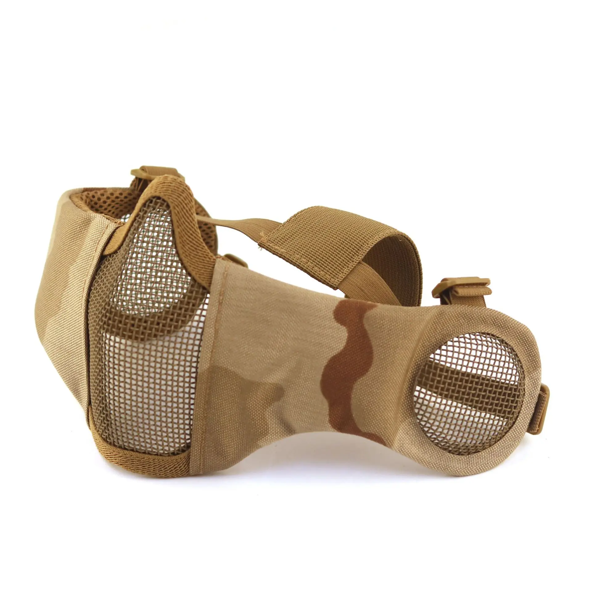 Skull-Red de Protección de malla de acero V14, media cara, para exteriores, ciclismo, entrenamiento, CS Riot, combate táctico, deporte, Snoot, protector bucal - imagen 5