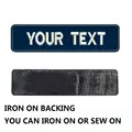 Navy blue iron-on