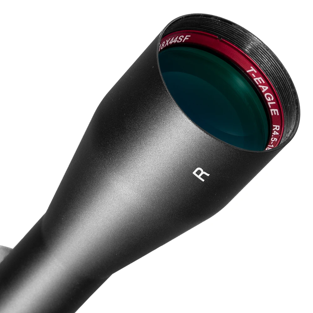 Mira telescópica para rifle de caza, Visor de aumento cruzado 8X, retícula grabada de cristal, reinicio de bloqueo, 4,5-18x44 SF - imagen 4