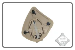 Casco táctico FMA con adaptador NVG y cubierta VAS de plástico