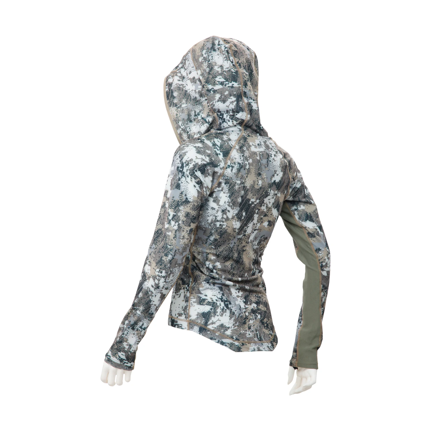 Ropa de caza para hombres y mujeres, chaqueta de abrigo Multicam, Tops con Bandana, camisa de combate de secado rápido, camiseta transpirable para senderismo y Pesca - imagen 5