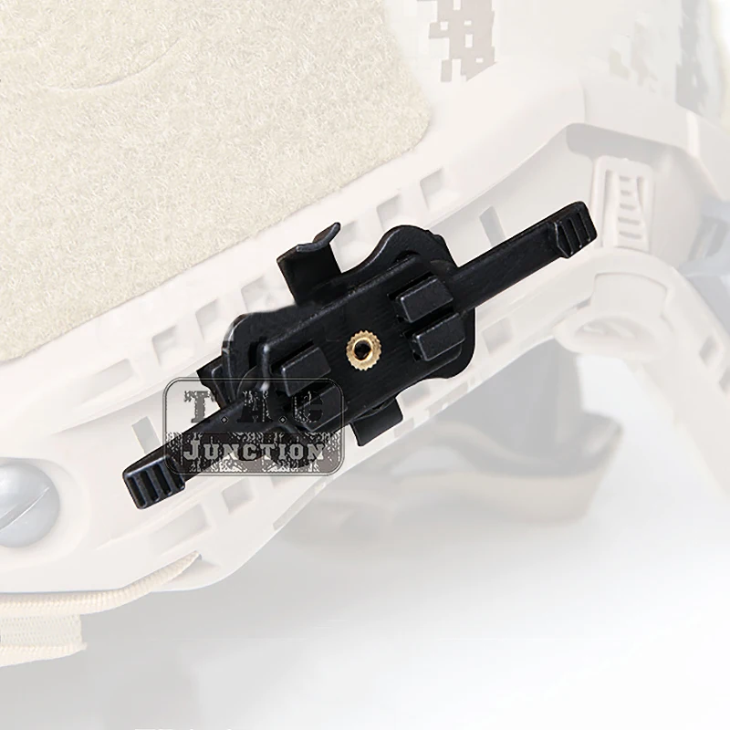 Tactical Helmet ARC Rail Adapter For Contour Camera Rotation Quickly Releases ARC Accessory Rail Black - imagen 5