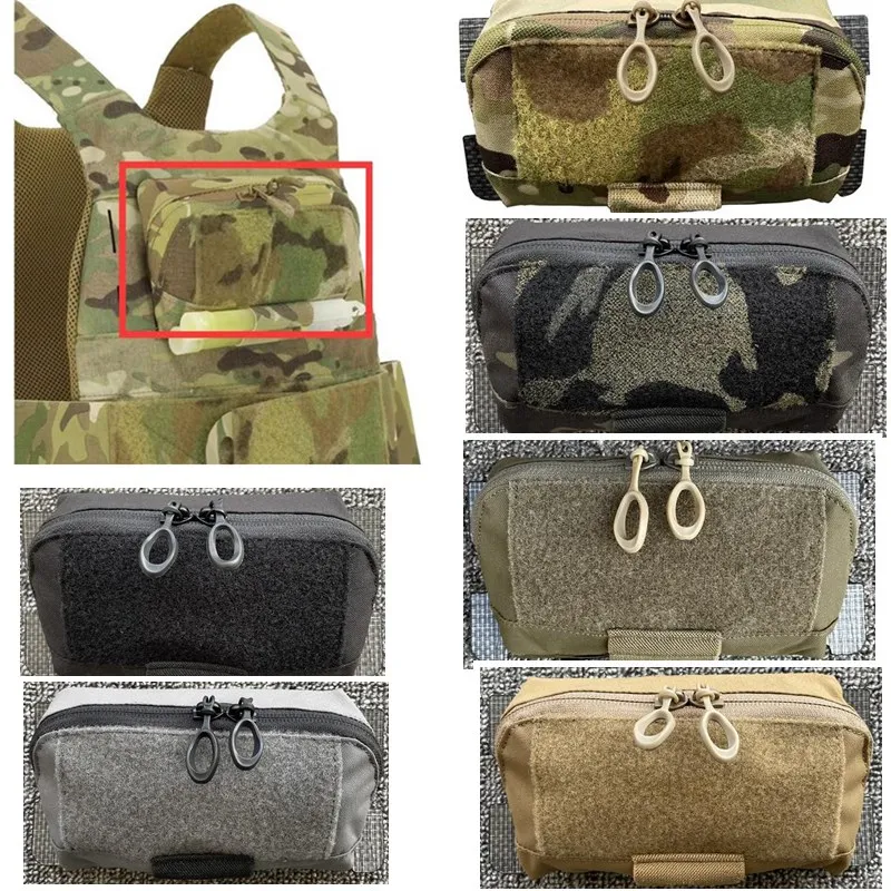 Chaleco táctico con bolsa adjunta, pecho táctico, paquete de mapas colgantes, bolsa extensible, bolsa para artículos diversos - imagen 2