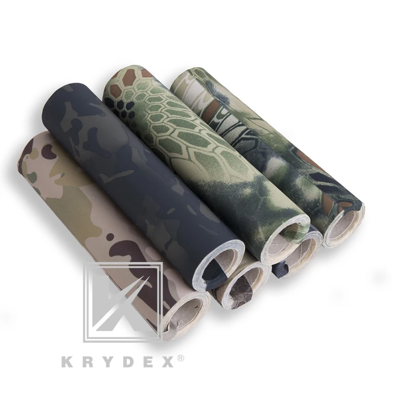 KRYDEX pegatinas de camuflaje elásticas tácticas, envoltura táctica, calcomanía adhesiva, rollo de bricolaje, accesorios de caza de tiro MC - imagen 2