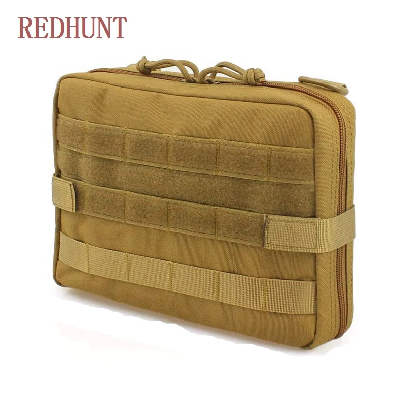 Bolsa de primeros auxilios médica Molle para exteriores, herramienta EDC táctica de nailon, paquete de cintura militar, funda de teléfono móvil para acampar y cazar - imagen 4