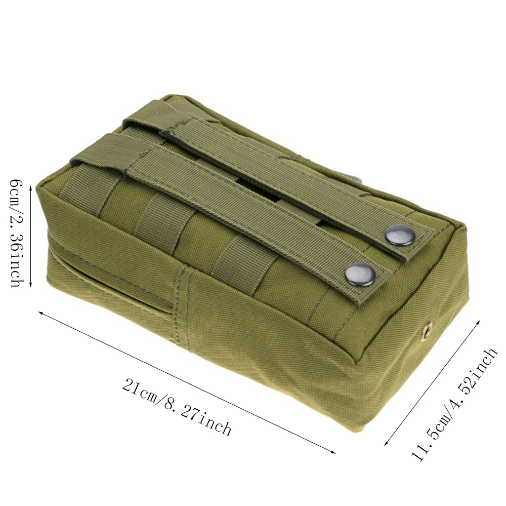 Bolsa médica táctica Molle para sistema, herramienta EDC de utilidad 600D, accesorio, riñonera, funda para teléfono, bolsa de caza Airsoft, equipo para exteriores - imagen 5