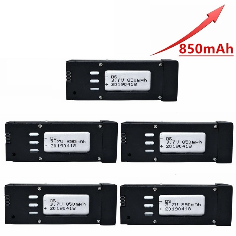 Batería recargable de 850mAH para cuadricóptero teledirigido, E58, JY019, S168, 3,7 V - imagen 4