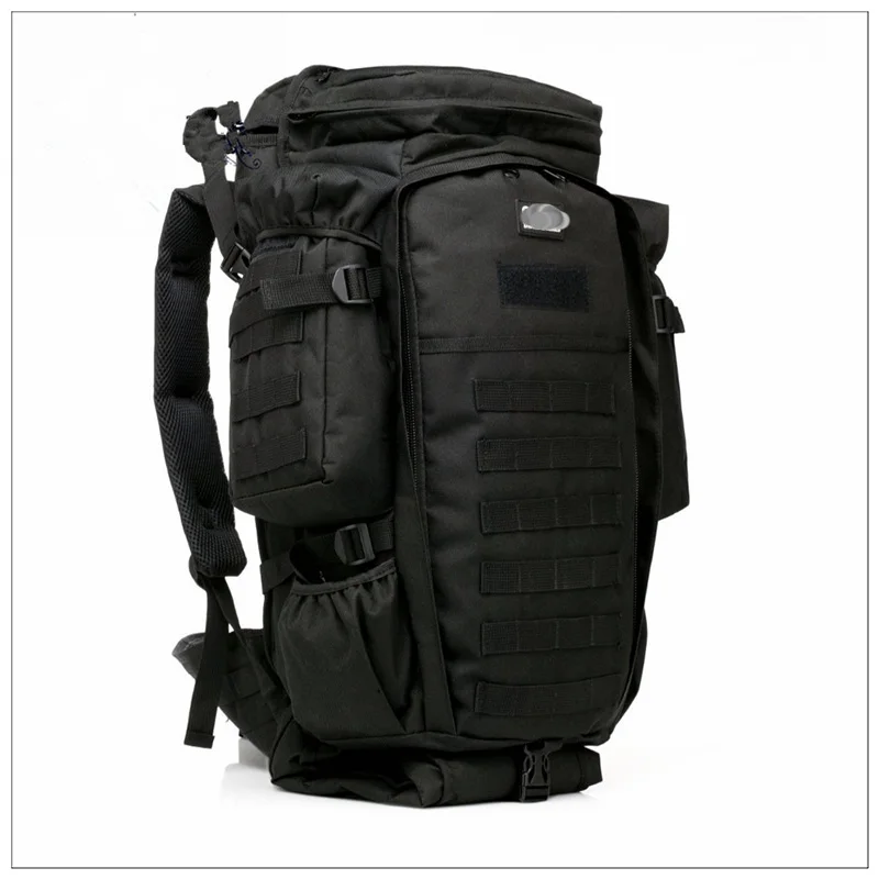 Mochila táctica militar de 60L, bolsa de Rifle Airsoft, impermeable, para viajes al aire libre, Trekking, escalada, Camping, mochila de asalto - imagen 2