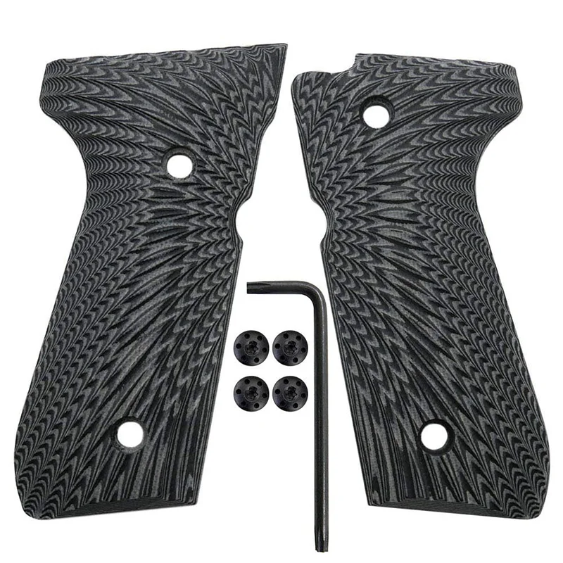 Empuñaduras G10 Beretta 92fs M9 – Tamaño completo textura Sunburst - imagen 5