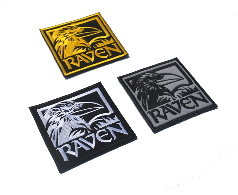 Parche de cuervo de ODIN, emblema vikingo bordado, mitología nórdica, Parche de Noruega para mochila - imagen 2