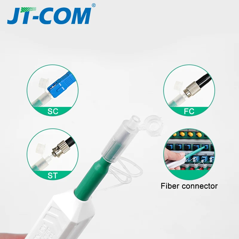 LC/SC/FC/ST-limpiador de fibra óptica con un clic, bolígrafo de limpieza de 1,25mm y 2,5mm, limpia el 800, conector Universal - imagen 4