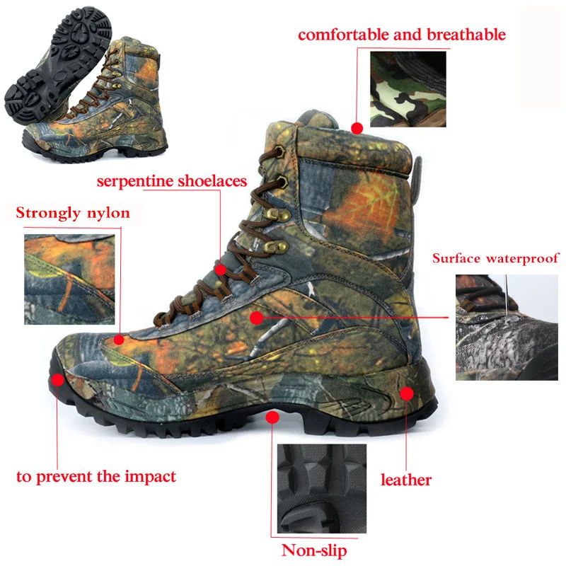 Zapatos Senderismo OKONKWO - Diseño táctico militar