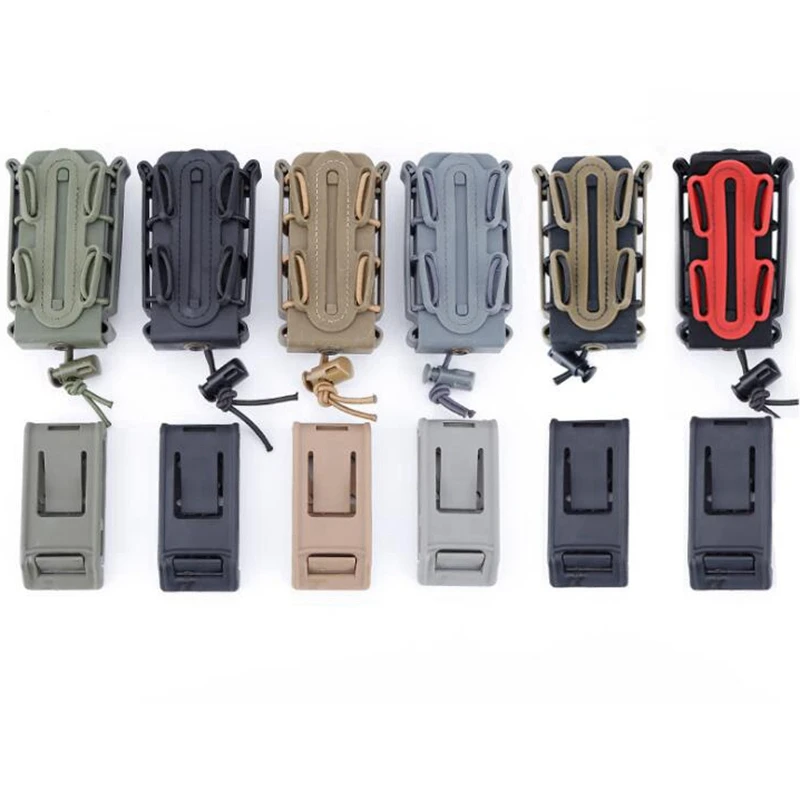 Bolsa de transporte para pistola de 9MM, accesorio Universal Fastmag Molle Soft Mag para disparar, soporte táctico Fastmag, caza y Paintball - imagen 3
