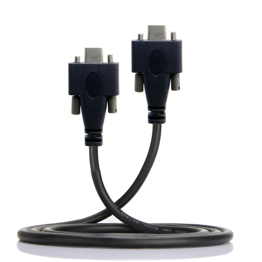 Chenyang-Cable de datos NGFF, montaje en Panel tipo USB 3,1, tipo C, tornillos duales M2, bloqueo a USB-C de bloqueo, 10gbps - imagen 4