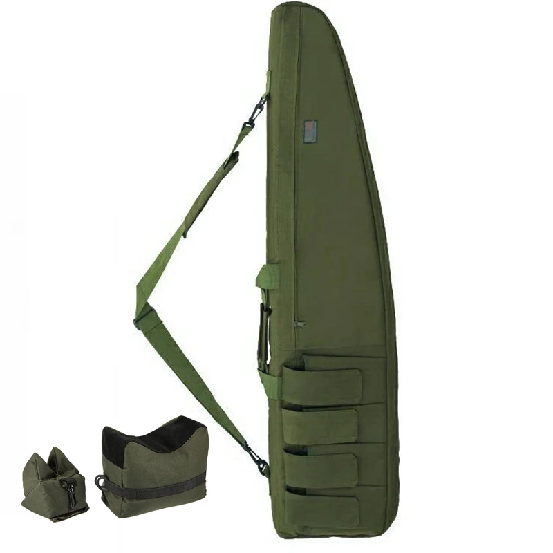 Bolsa de hombro para Rifle de asalto, bolsa de arena para Rifle de caza, pistola Airsoft, soporte táctico, 120cm, 47 pulgadas - imagen 2