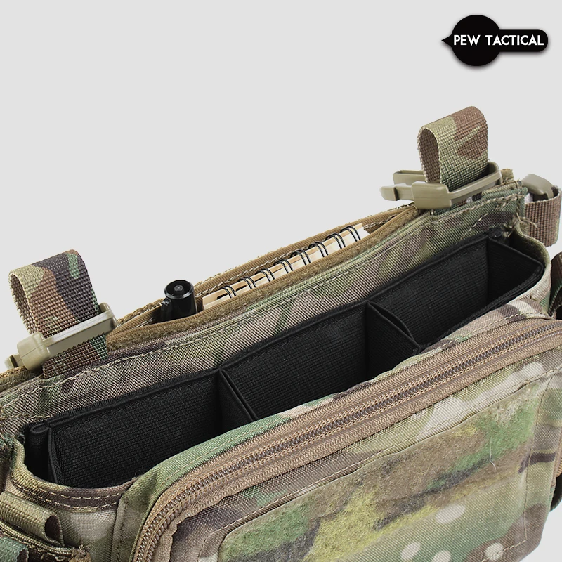 PEW TACTICAL D3CRM Chest Rig ADMIN SLEEVE Haley estilo estratégico Airsoft UA13 - imagen 4