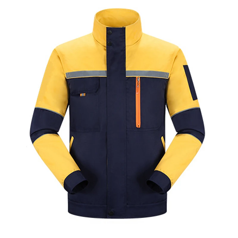 Mono para hombre y mujer, traje con costuras de 6 colores, chaqueta de talla grande + Pantalones, ropa de trabajo, taller, soldadura, pintura de lijado, ropa de reparación de automóviles - imagen 5