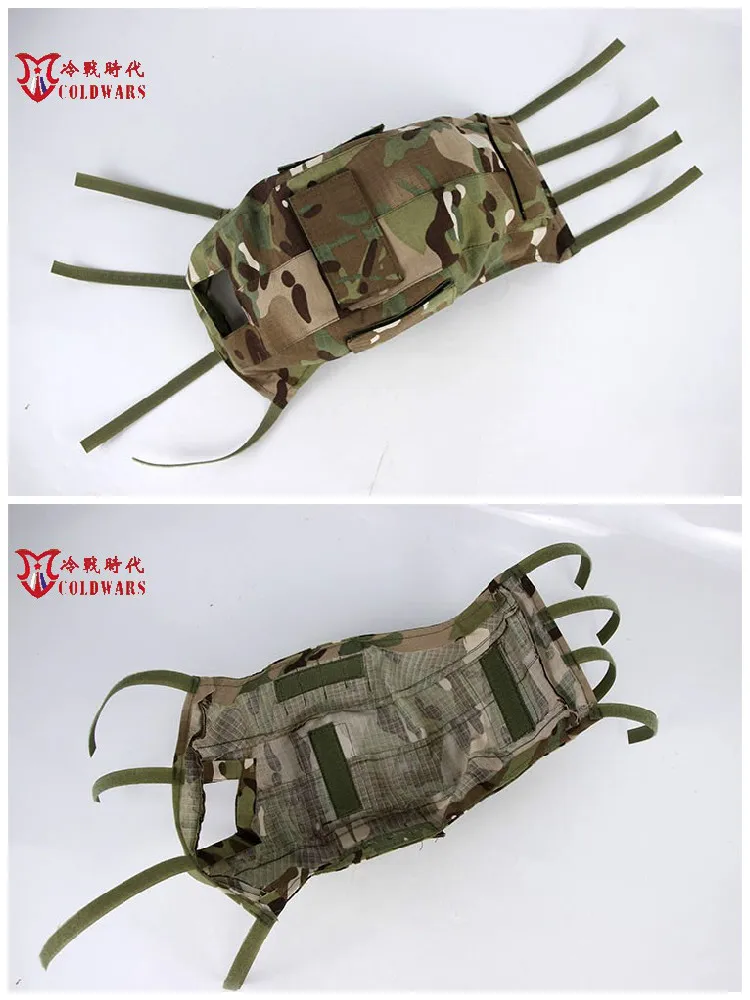 Tela para casco táctico TOR para exteriores, todo terreno/rúas verdes, cubierta para casco MOX, tela para casco - imagen 4