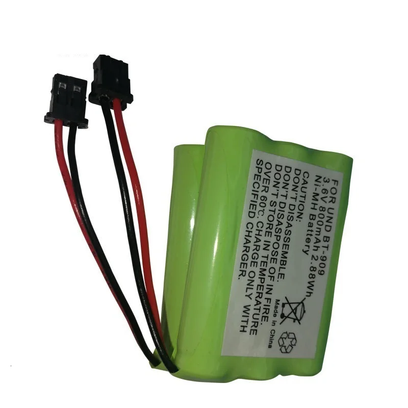 Batería de teléfono inalámbrica recargable para uniden BT-909, BT909, 3,6 v, 3 x AAA, Ni-mh, 800mAh, 3,6 V - imagen 3