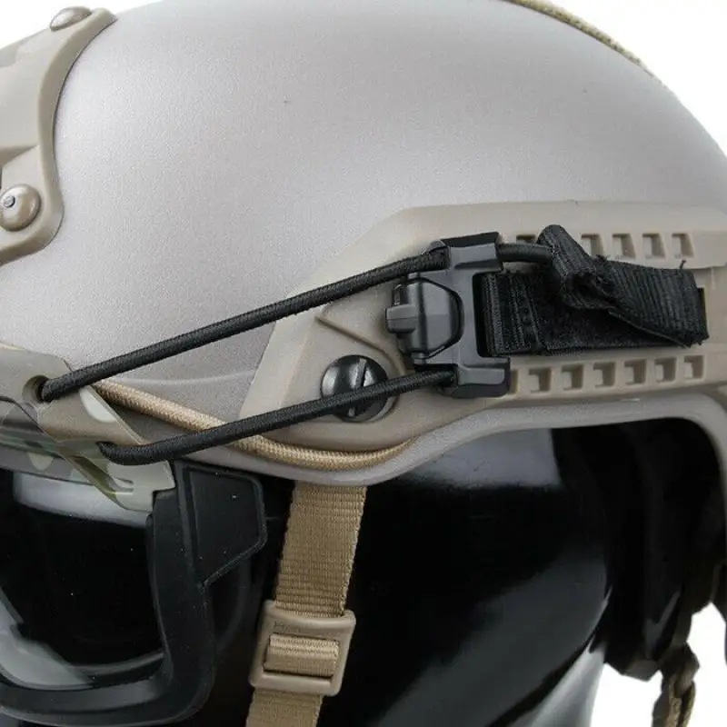 Gafas antideslumbrantes TMC3105 para Paintball ANSI Z87.1, lentes a prueba de niebla divididas para casco, equipo táctico para exteriores con hebilla larga - imagen 5