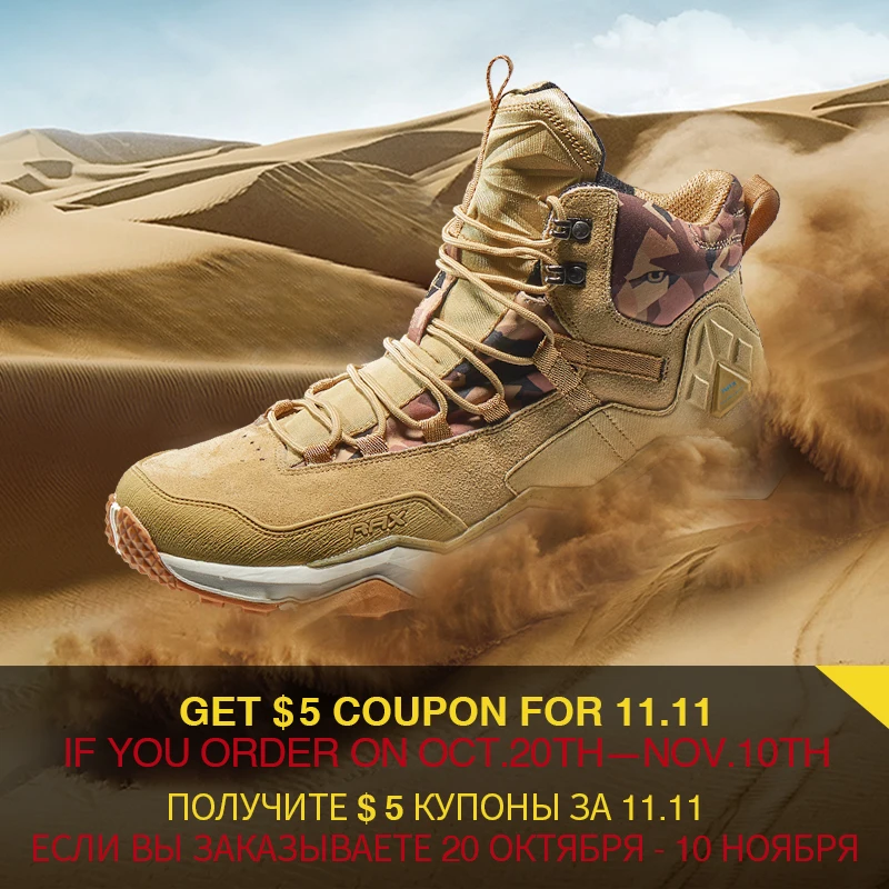 Rax zapatos de senderismo para hombre, botas de montaña impermeables para invierno al aire libre, zapatos ligeros de caza para caminar, botas de Trekking antideslizantes para hombre - imagen 5