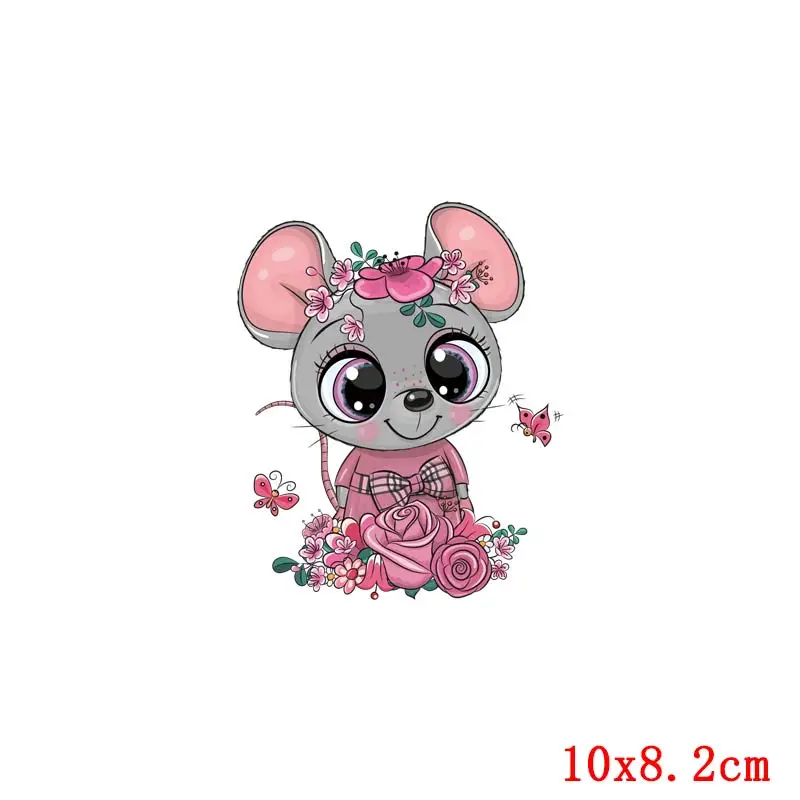 Prajna encantador Koala hierro en transferencias de calor vinilo transferencia térmica de calor parches de dibujos animados para ropa DIY pegatinas en ropa de bebé - imagen 4