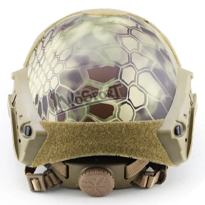 Casco táctico de tiro, estilo militar, SWAT, combate MH, tipo rápido, para tiro, Airsoft, Paintball, CQB - imagen 4