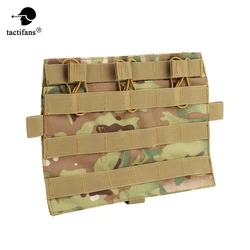 Panel MOLLE Frontal Portamapas Modular Táctico Negro