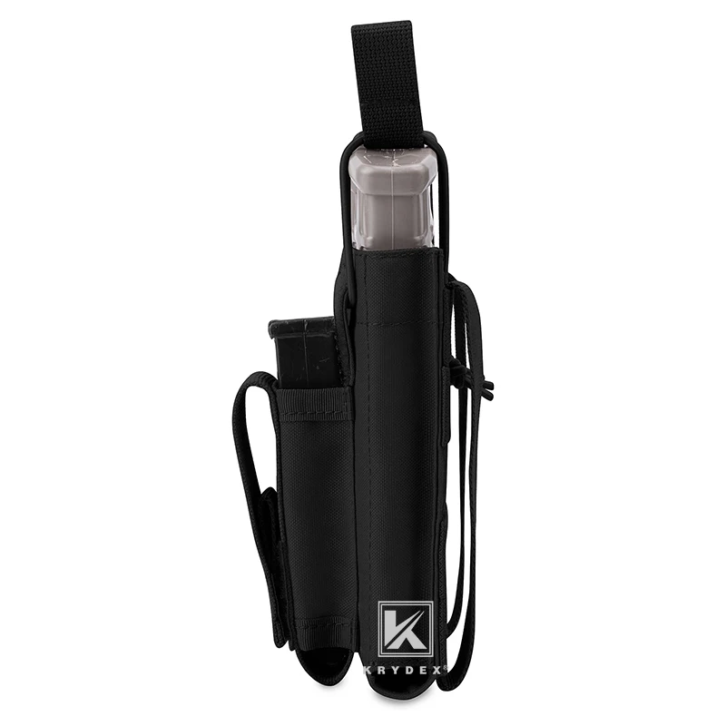 KRYDEX-Bolsa de munición para Rifle táctico y pistola, portarevistas MOLLE /PALS de 9mm, 5,56, color negro - imagen 4