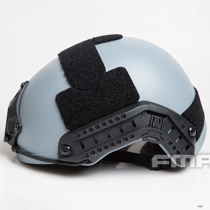 Casco balístico táctico MA para Airsoft Paintball, protector espacial gris - imagen 2