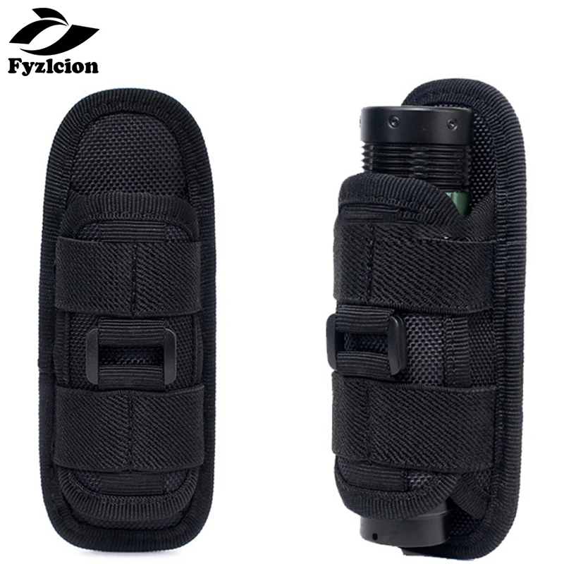 Bolsa táctica para linterna, cinturón, bolsa para antorcha, funda para antorcha giratoria de 360 grados - imagen 3