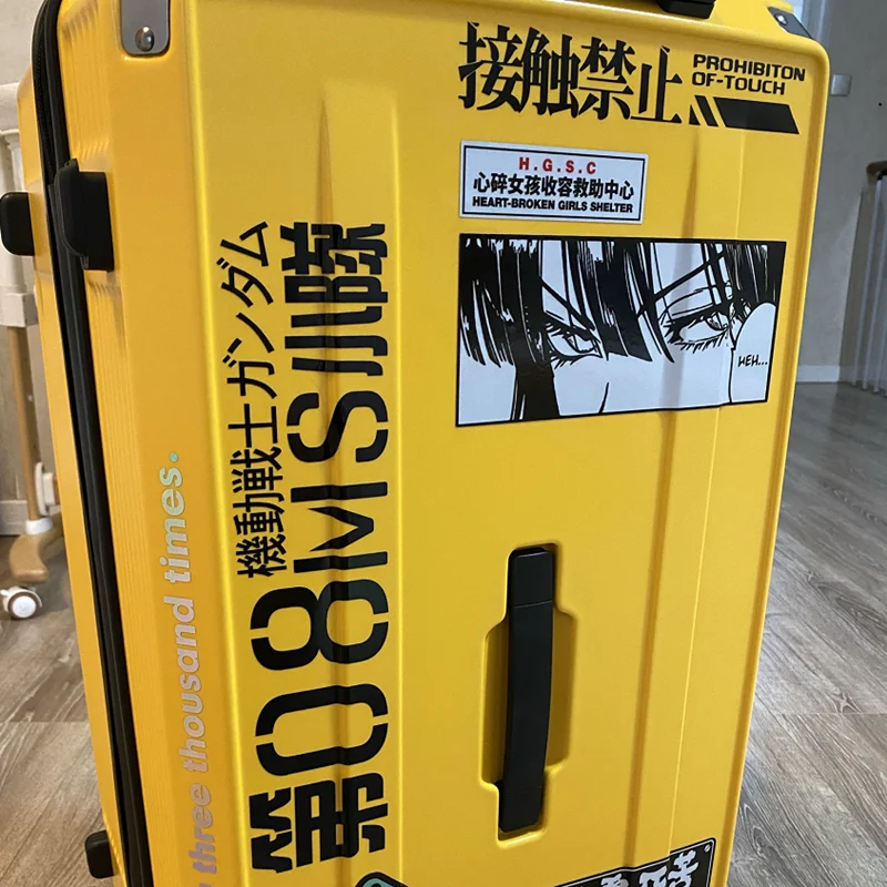 Pegatinas de coche japonés JDM Anime de dibujos animados equipaje cubierta de carrito de los coches eléctricos pegatinas reflexivas para motocicleta decoración DIY - imagen 5