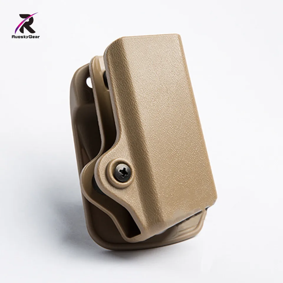 Nueva bolsa para revista individual de velocidad multiángulo IPSC USPSA IDPA negra/DE para Glock 17/19 actualización táctica envío gratis - imagen 4