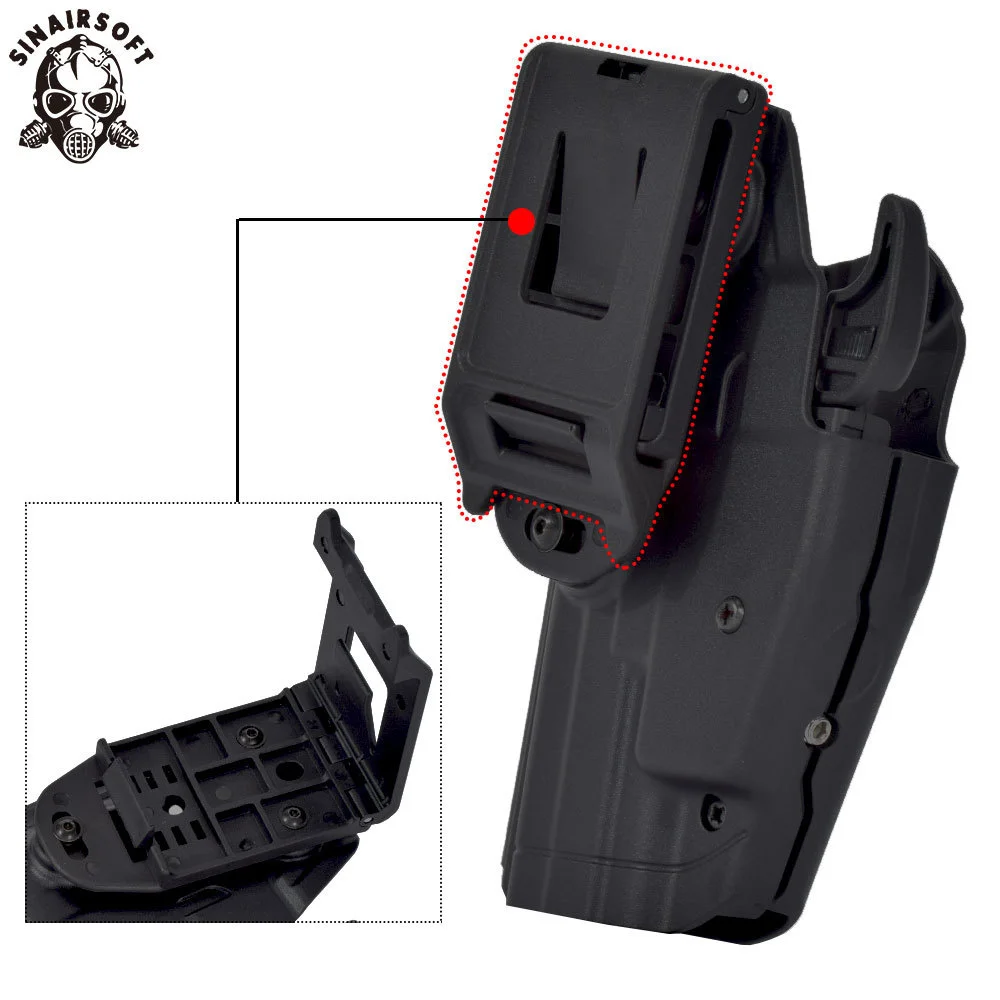 Funda para pistola SINAIRSOFT mano derecha 579 Gls Pro-Fit funda WALTHER PPQ M2 9/40 puede adaptarse a 100 más tipo de pistola revista de caza - imagen 5