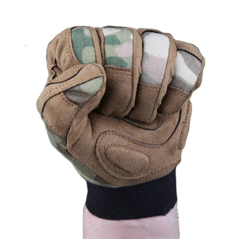 FMA nuevos guantes de caza, tiro y escalada, guantes tácticos ligeros de camuflaje Airsoft Wargame EM5368 Multicam - imagen 4