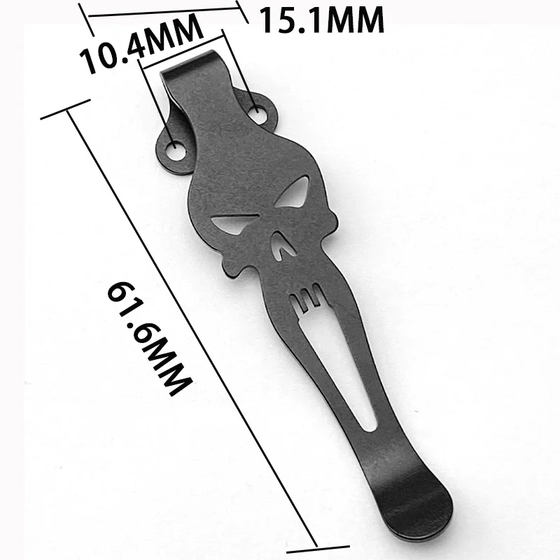 Cuchillo plegable de aleación de titanio, Clip de bolsillo, abrazadera de cintura trasera para Spyderco Native 5, ligero FRN C41 Spider, piezas de bricolaje de transporte profundo, nuevo - imagen 2