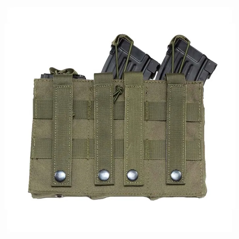 Bolsa para revistas con tapa abierta de nailon 1000D, bolsa para cartuchos triples, bolsa para chaleco de caza, accesorios - imagen 3