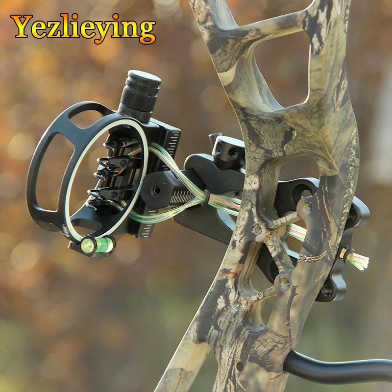 Mira de arco compuesta para caza, equipo de tiro rápido, equipo de arco y flecha, 5 pines, TP4550 - imagen 2