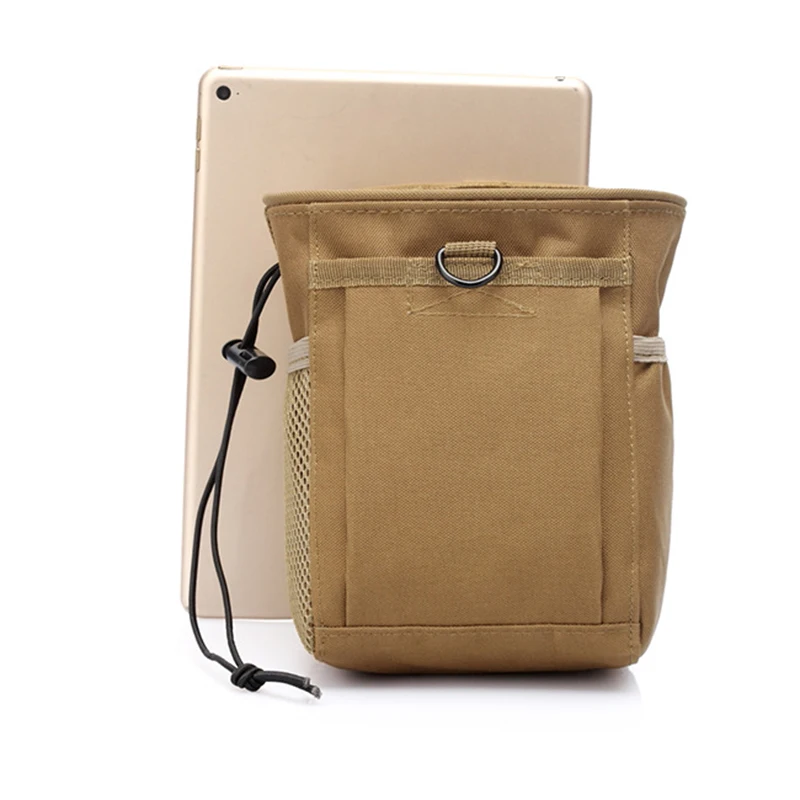 Molle-bolsa táctica con cordón ajustable para guardar munición al aire libre, cinturón de utilidad, riñonera, funda de cadera - imagen 3