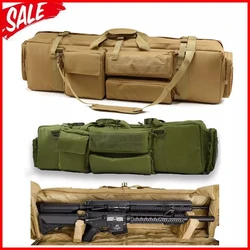 Bolsa de pistola Oxford M249, mochila para Rifle de tiro de caza deportiva Airsoft, funda protectora para transporte de pistola al aire libre con correa para el hombro