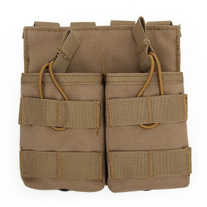 Bolsas de doble Triple Clip Molle para exteriores, conjunto táctico de equipo Airsoft, para caza, 7,62 - imagen 5