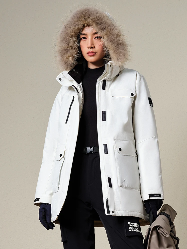 Pelliot hombres invierno Casual cálido grueso impermeable chaqueta abrigo prendas de vestir femeninas sombrero a prueba de viento cortavientos camping senderismo abajo - imagen 4