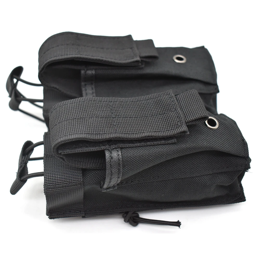 Bolsa táctica de doble Molle para revistas, funda para Glock 17, AR, 15, AK, 47, 5,56mm, 9mm - imagen 5