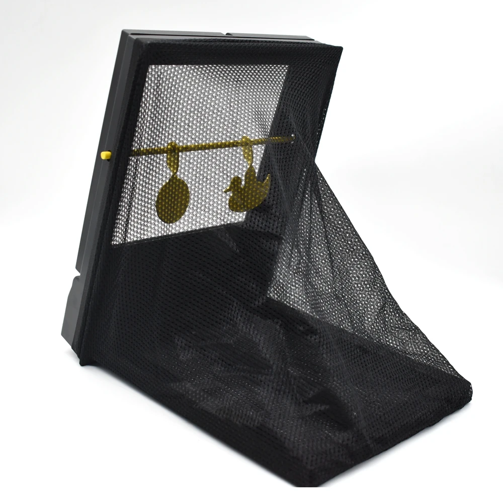 Objetivo de seguimiento de Tiro Táctico Airsoft, objetivo de Reajuste automático con trampa de Pellet para pistola BB/bala de plástico para Paintball - imagen 4