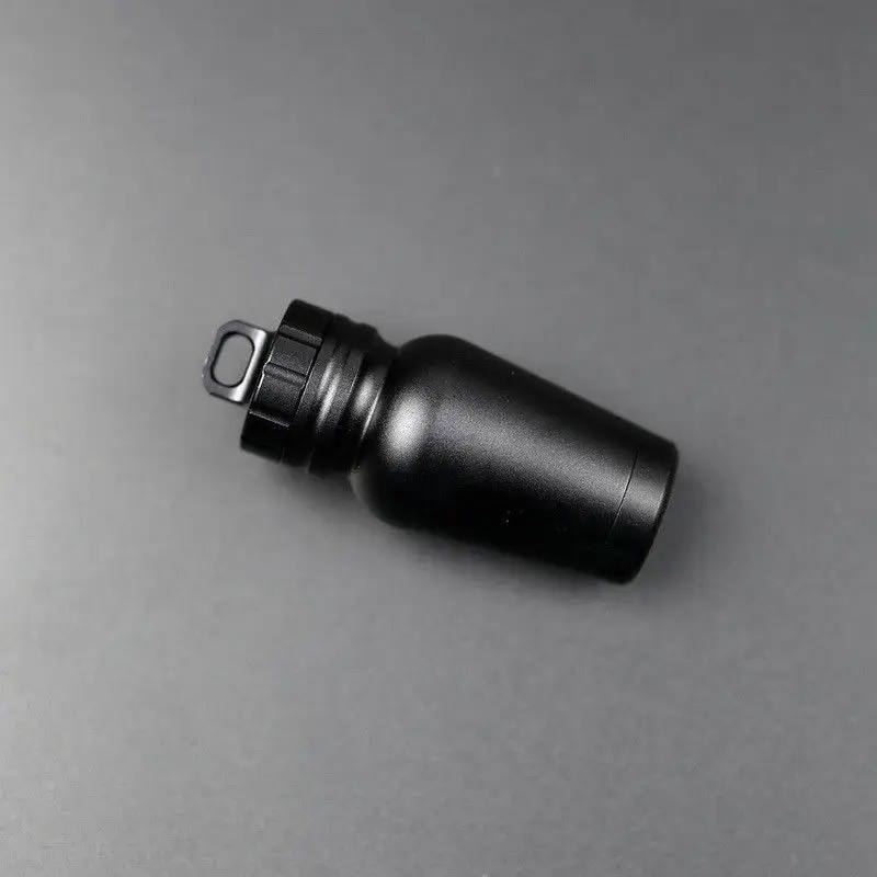 Botella del contenedor de la caja de la caja del partido de la pastilla de la supervivencia al aire libre impermeable de la aleación de aluminio - imagen 4