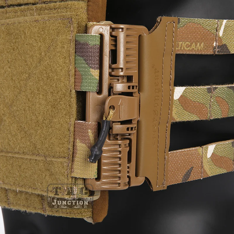 Emerson-Conjunto de hebilla de ajuste rápido para chaleco JPC LBX4019 4020 XPC, MOLLE táctico de liberación rápida, 5" - imagen 5
